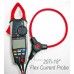 CENTER 270 True-RMS Digital Dual-Display AC/DC Clamp Meter with 270i-18 Flexible Current Probe Sensor CENTER 270 True-RMS Digital Dual-Display AC/DC Clamp Meter with 270i-18 Flexible Current Probe Sensor
